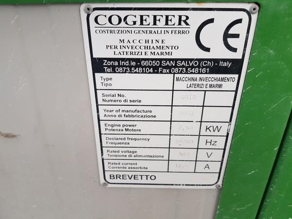 6#3744 Macchina invecchiamento laterizi e marmi Cogefer in vendita - foto 8