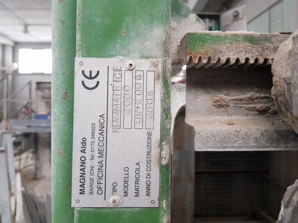 6#3744 Macchina invecchiamento laterizi e marmi Cogefer in vendita - foto 30