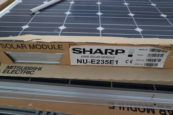 625#3749 Pannelli fotovoltaici Sharp in vendita - foto 2