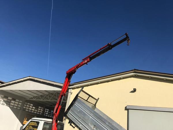 1#3766 Autocarro Iveco con cassone ribaltabile e gru Fassi F30A 22 in vendita - foto 4
