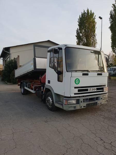 1#3767 Iveco Eurocargo 75E15 con cassone ribaltabile e gru Ferrari 55 in vendita - foto 12