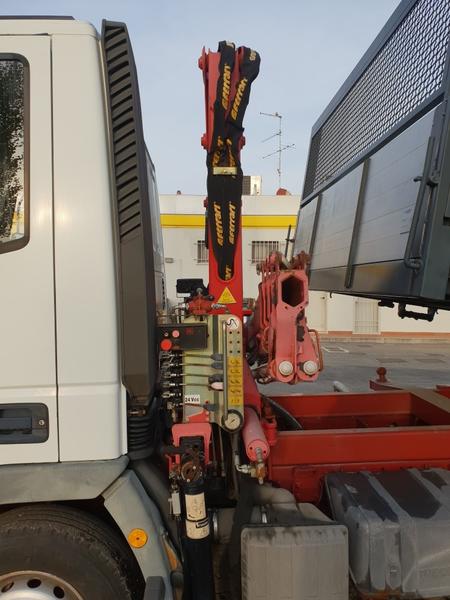 1#3767 Iveco Eurocargo 75E15 con cassone ribaltabile e gru Ferrari 55 in vendita - foto 13