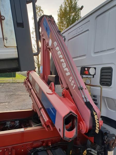 1#3767 Iveco Eurocargo 75E15 con cassone ribaltabile e gru Ferrari 55 in vendita - foto 16