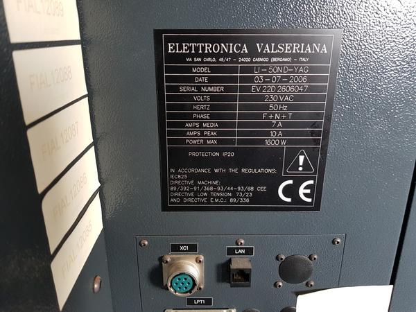 2#3771 Linea marcatura Elettronica Valseriana e confezionatrice verticale CF in vendita - foto 18
