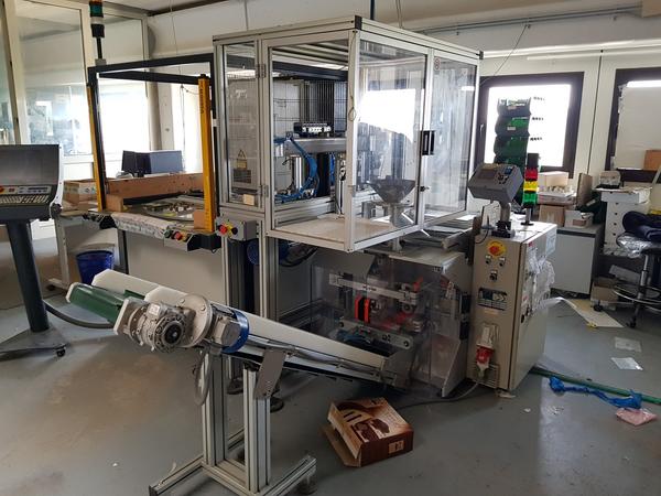 2#3771 Linea marcatura Elettronica Valseriana e confezionatrice verticale CF in vendita - foto 28