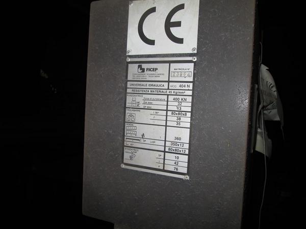 15#3774 Punzonatrice Ficep  in vendita - foto 22