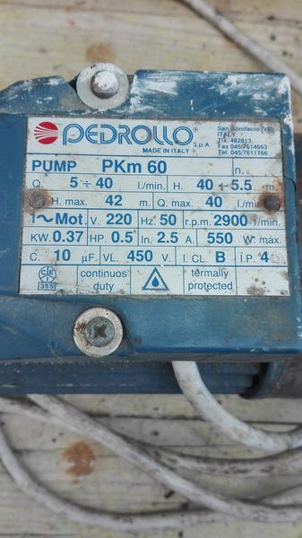 7#3783 Pompe elettriche Pedrollo e Mercedes in vendita - foto 6