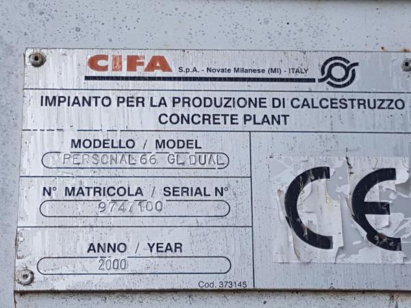 1#3785 Impianto Cifa per la produzione di calcestruzzo in vendita - foto 2