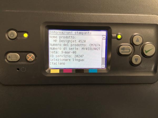 1#3791 Plotter da stampa HP Designjet 4500C in vendita - foto 14