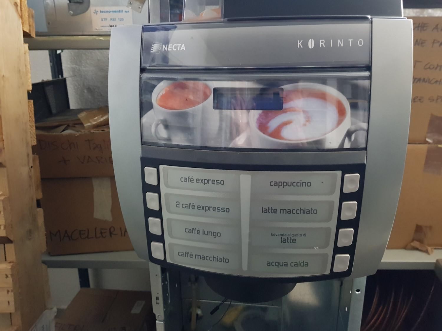 Lot Zanussi coffee machine and Necta grains machine