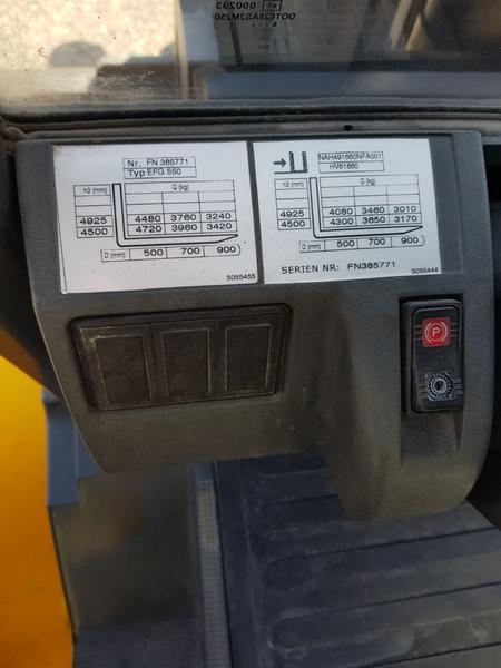 2#3812 Carrello elevatore  Jungheinrich EFG 550 in vendita - foto 22