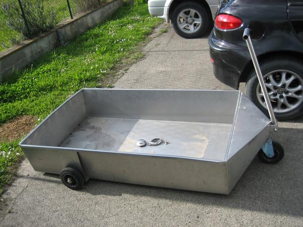 5#3818 Carrello inox per vinacce in vendita - foto 1