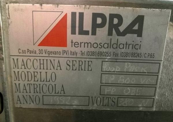 6#3818 Termosaldatrice Ilpra Fp800vr in vendita - foto 4