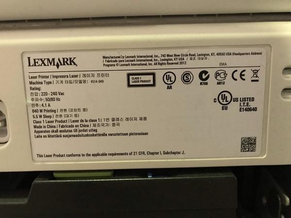 4#3837 Stampanti Lexmark in vendita - foto 13