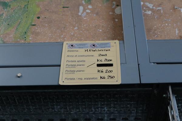 3#3847 Soppalco Metalsistem e rimanenze di magazzino in vendita - foto 9