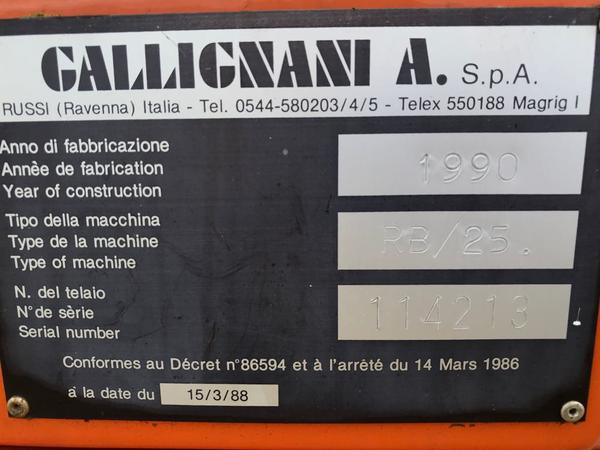 15#3850 Rotoballa Gallignani RB25 in vendita - foto 4