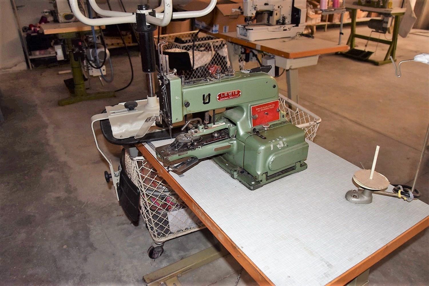 Lot Lewis sewing machine