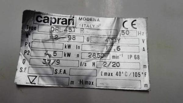 26#3861 Pompa Caprari DRL45T in vendita - foto 2