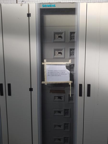 5#3869 Quadri elettrici Siemens e rifasatore Telegroup in vendita - foto 7