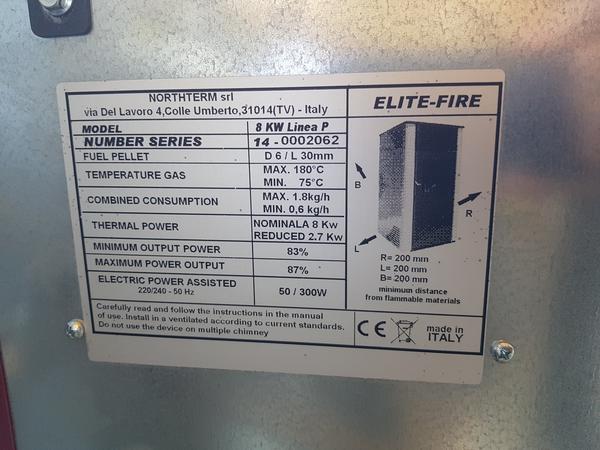 2#3877 Stufe a pellet Northterm in vendita - foto 9