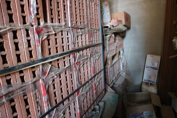 157#3894 Scaffalatura leggera e rimanenze materiale edile in vendita - foto 5