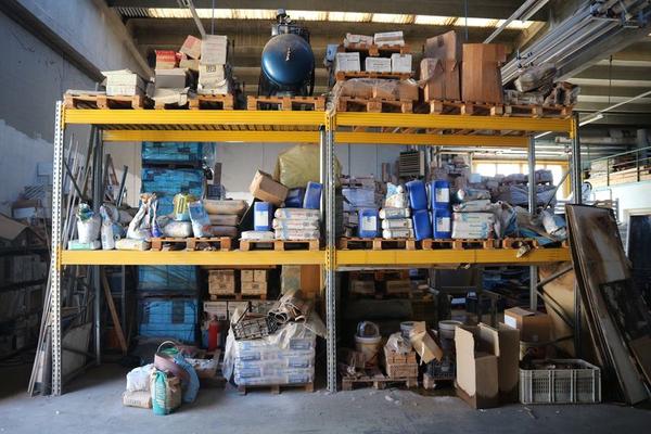 167#3894 Scaffalatura leggera e rimanenze materiale edile in vendita - foto 3