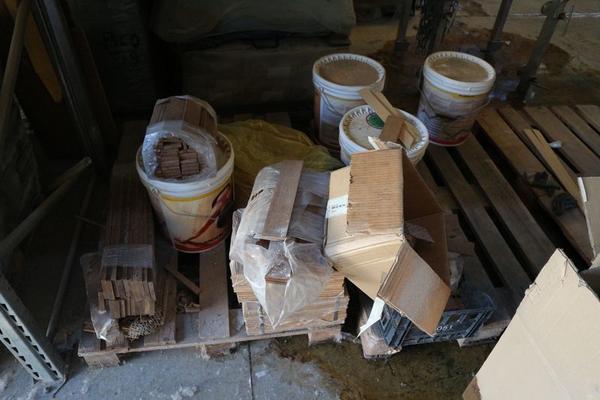 167#3894 Scaffalatura leggera e rimanenze materiale edile in vendita - foto 9
