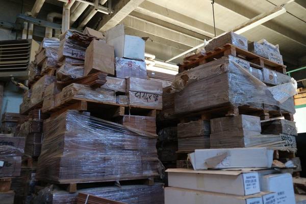 167#3894 Scaffalatura leggera e rimanenze materiale edile in vendita - foto 57