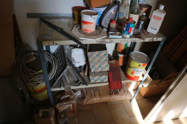167#3894 Scaffalatura leggera e rimanenze materiale edile in vendita - foto 81