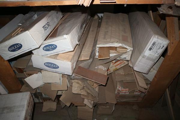 167#3894 Scaffalatura leggera e rimanenze materiale edile in vendita - foto 108