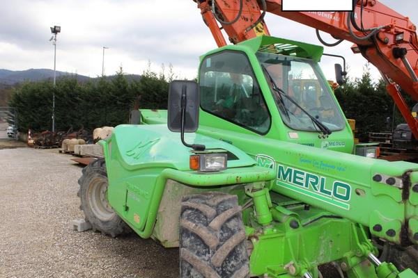 48#3918 Sollevatore telescopico Merlo completo di pala e forche in vendita - foto 4