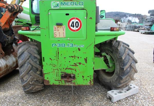 48#3918 Sollevatore telescopico Merlo completo di pala e forche in vendita - foto 5