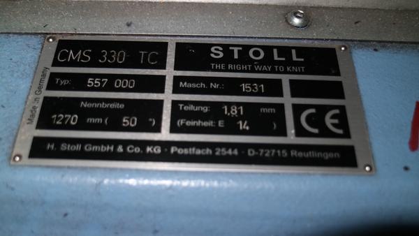 8#3920 Macchina rettilinea Stoll in vendita - foto 4