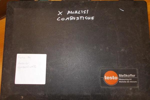 10#3952 Analizzatore di combustione Testo 342 con stampante Hp 82240B in vendita - foto 3