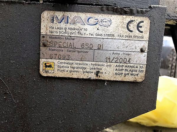 10#3958 Segatrice a nastro MACC in vendita - foto 4