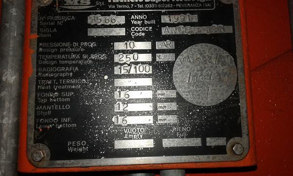 1#3970 Autoclave Panini seriale 3566-8 in vendita - foto 11