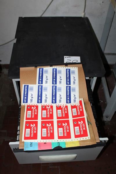 20#3985 Schedario con lastre per cilindri perforatori in vendita - foto 5