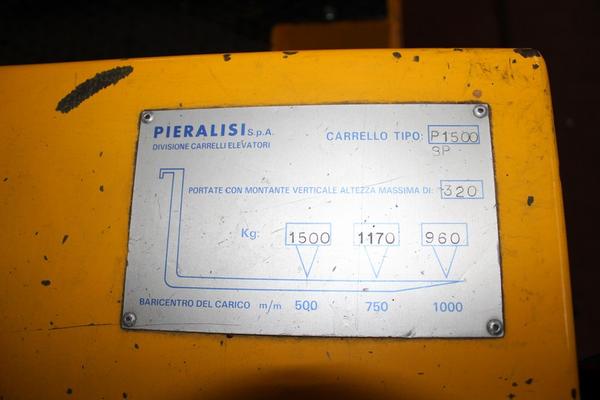 68#3985 Muletto Pieralisi P1500SP in vendita - foto 7