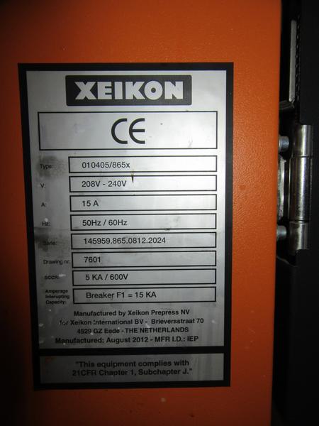 1#3991 Xeikon UV setter Basys Print 865x-B Computer to Plate in vendita - foto 5