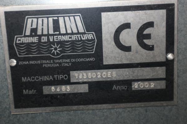 23#3995 Cabina di verniciatura pressurizzata Monaldi in vendita - foto 8