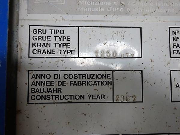 12#3997 Gru FM 1250 CTY in vendita - foto 2