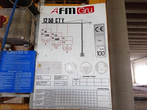 12#3997 Gru FM 1250 CTY in vendita - foto 8