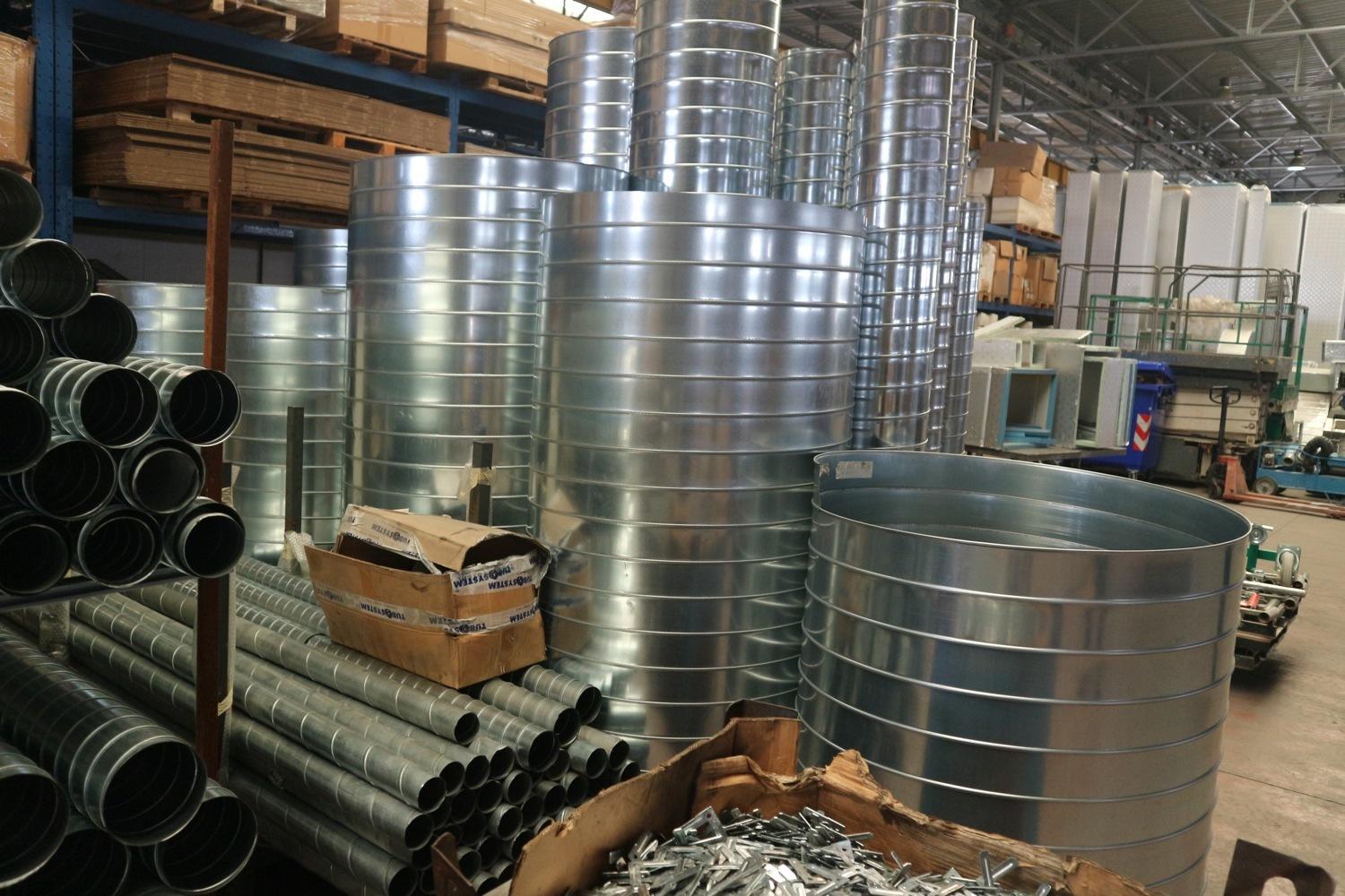 Lot Raw materials and semifinished goods warehouse