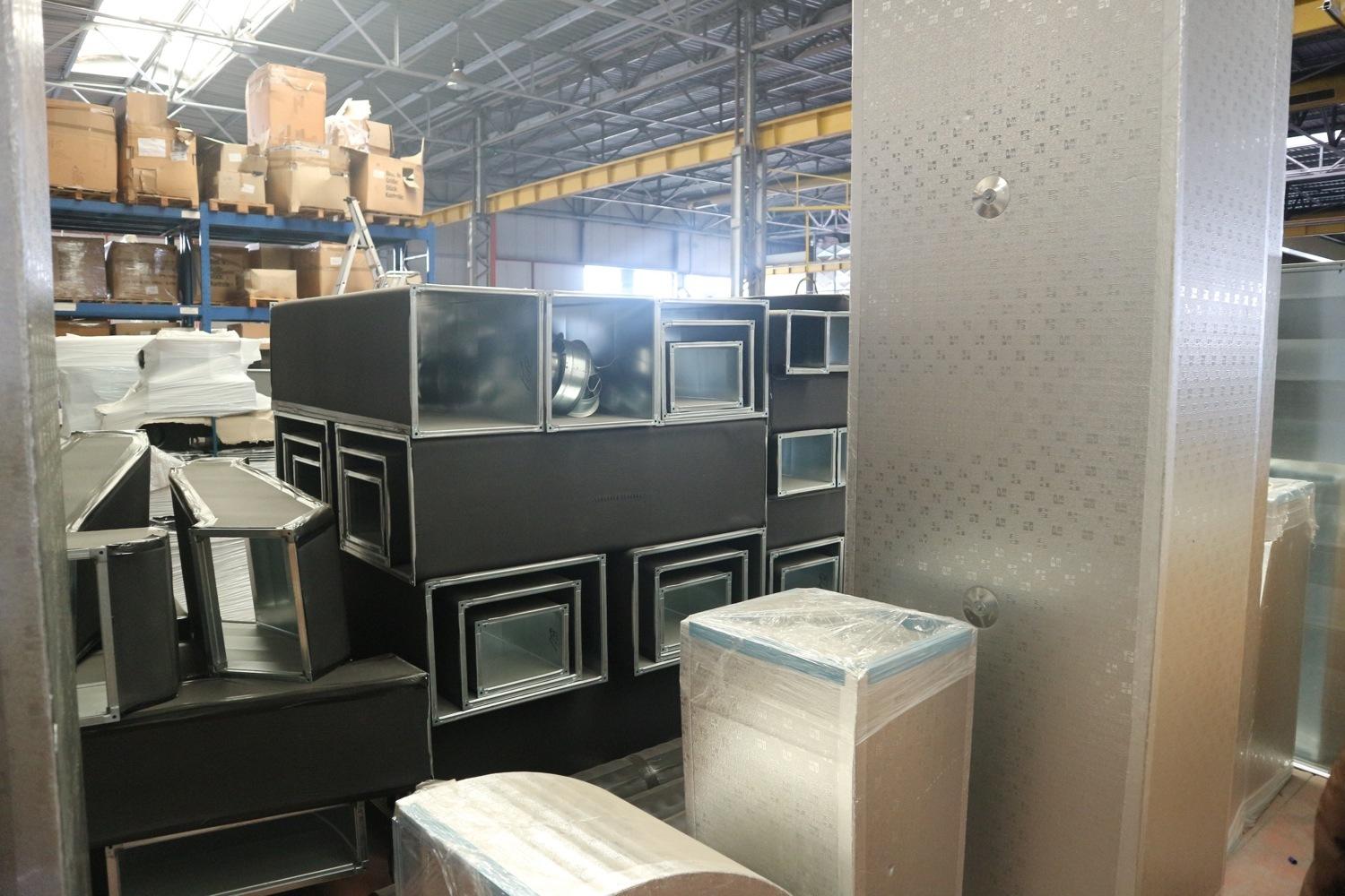 Lot Raw materials and semifinished goods warehouse