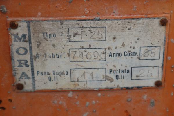 61#4001 Carrello elevatore Mora in vendita - foto 4