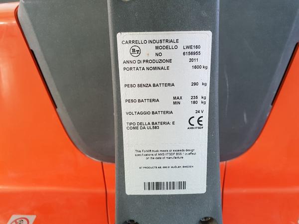 5#4009 Transpallet e accumulatore in vendita - foto 3