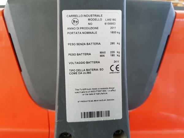 6#4009 Transpallet e accumulatore in vendita - foto 2