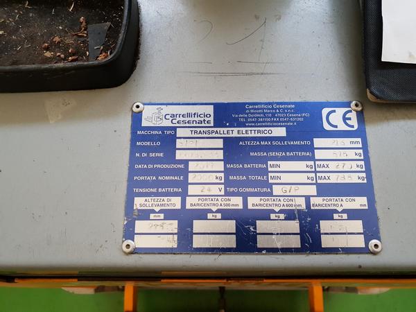 8#4009 Transpallet elettrici Jungheinrich e Carrellificio Cesenate in vendita - foto 6
