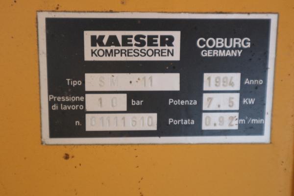 1#4018 Compressore ed essiccatore Kaeser in vendita - foto 4