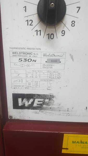 20#4031 Saldatrice Weldtronic in vendita - foto 3